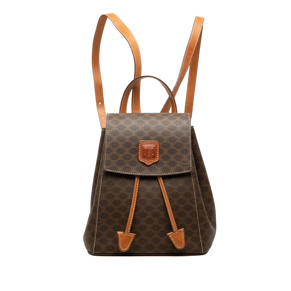 Pre-Loved Celine Mini Macadam Coated Canvas Backpack